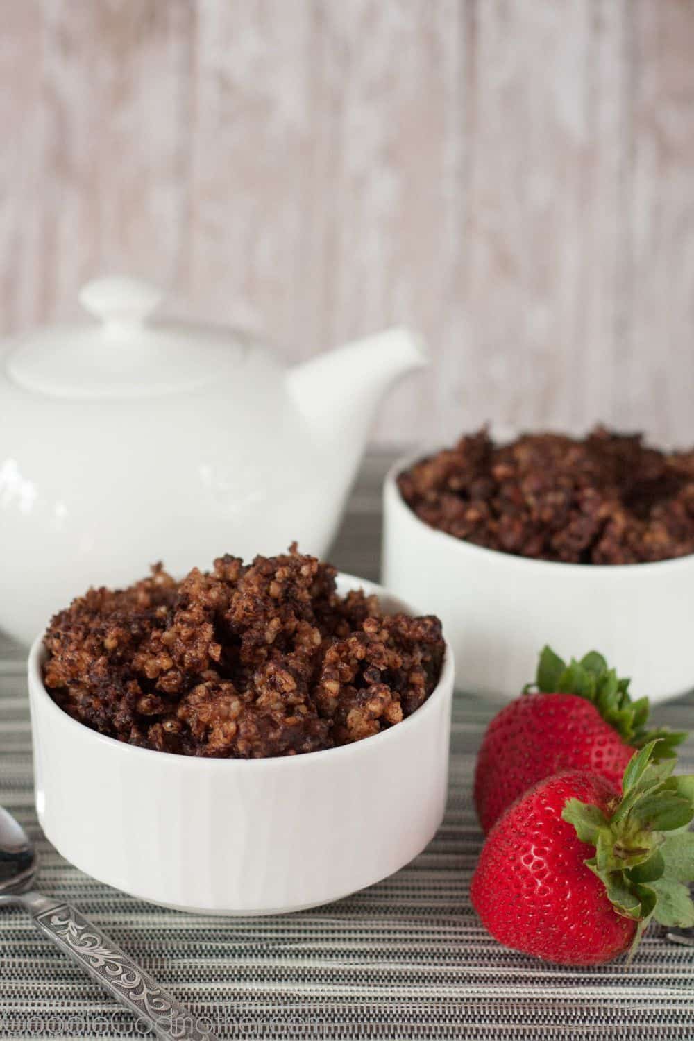 Overnight Chocolate Oatmeal - Goodie Godmother