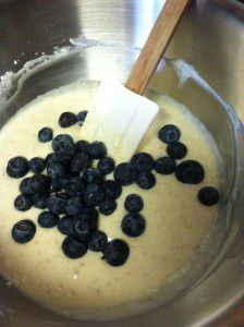 blueberry flax pancakes