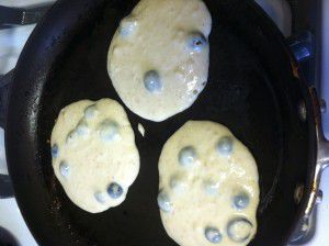 Blueberry Flax Pancakes
