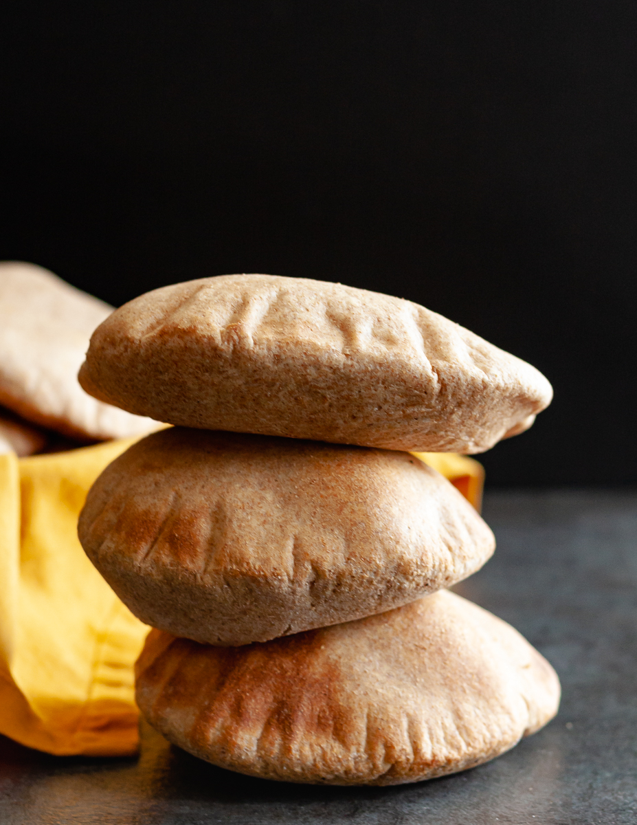 Whole Wheat Pita for Bread Maker Recipe 