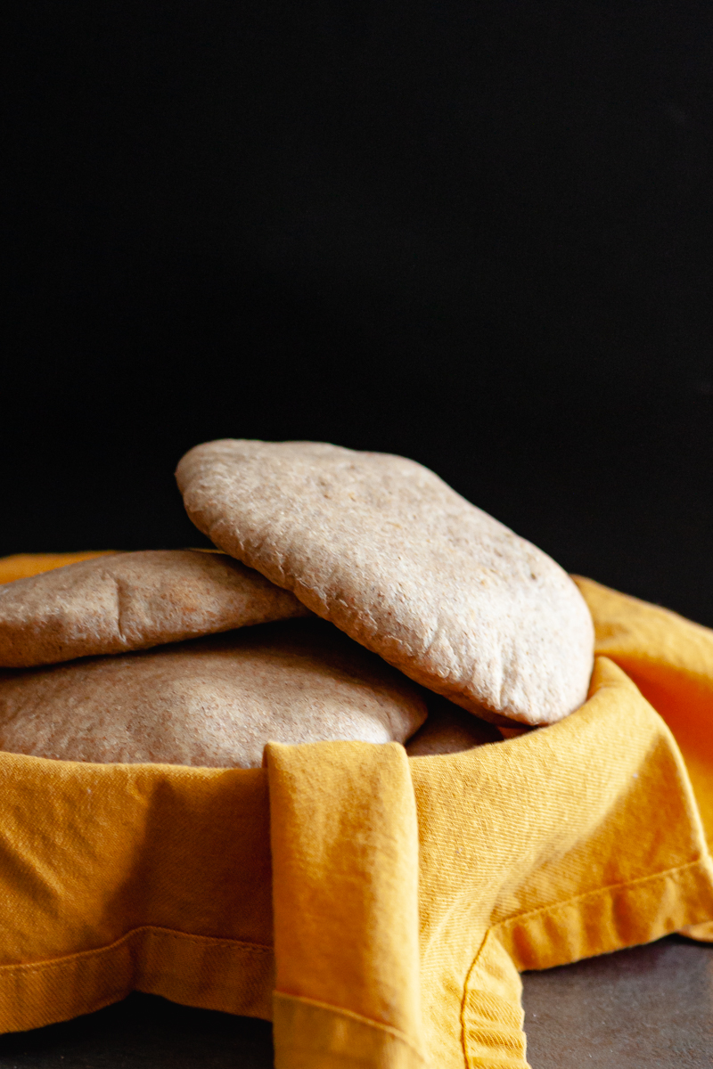 easy whole wheat pita bread recipe