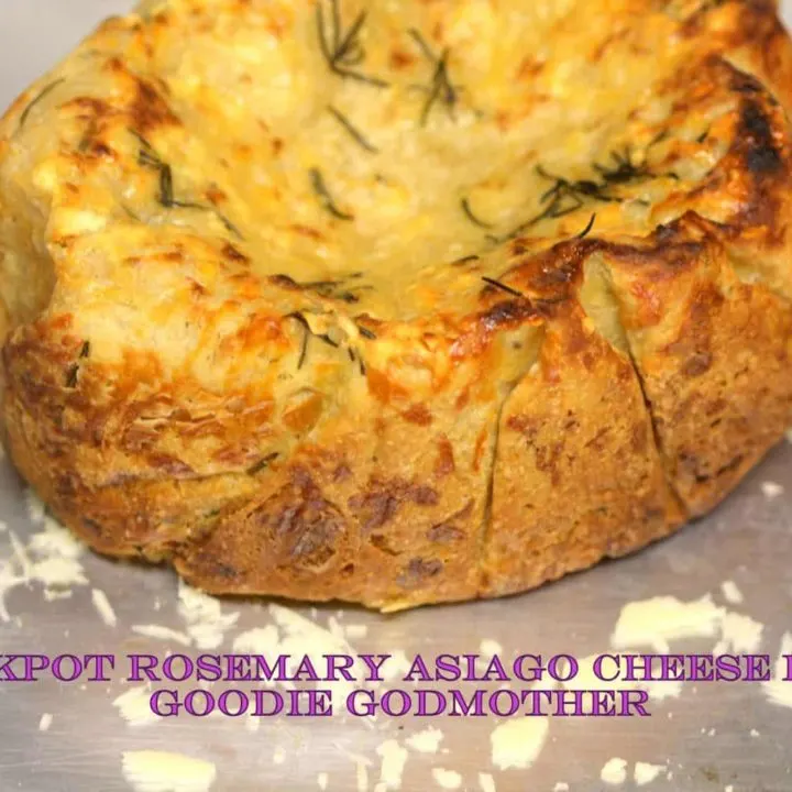 Rosemary Asiago Cheese in the CROCKPOT! (Seriously)