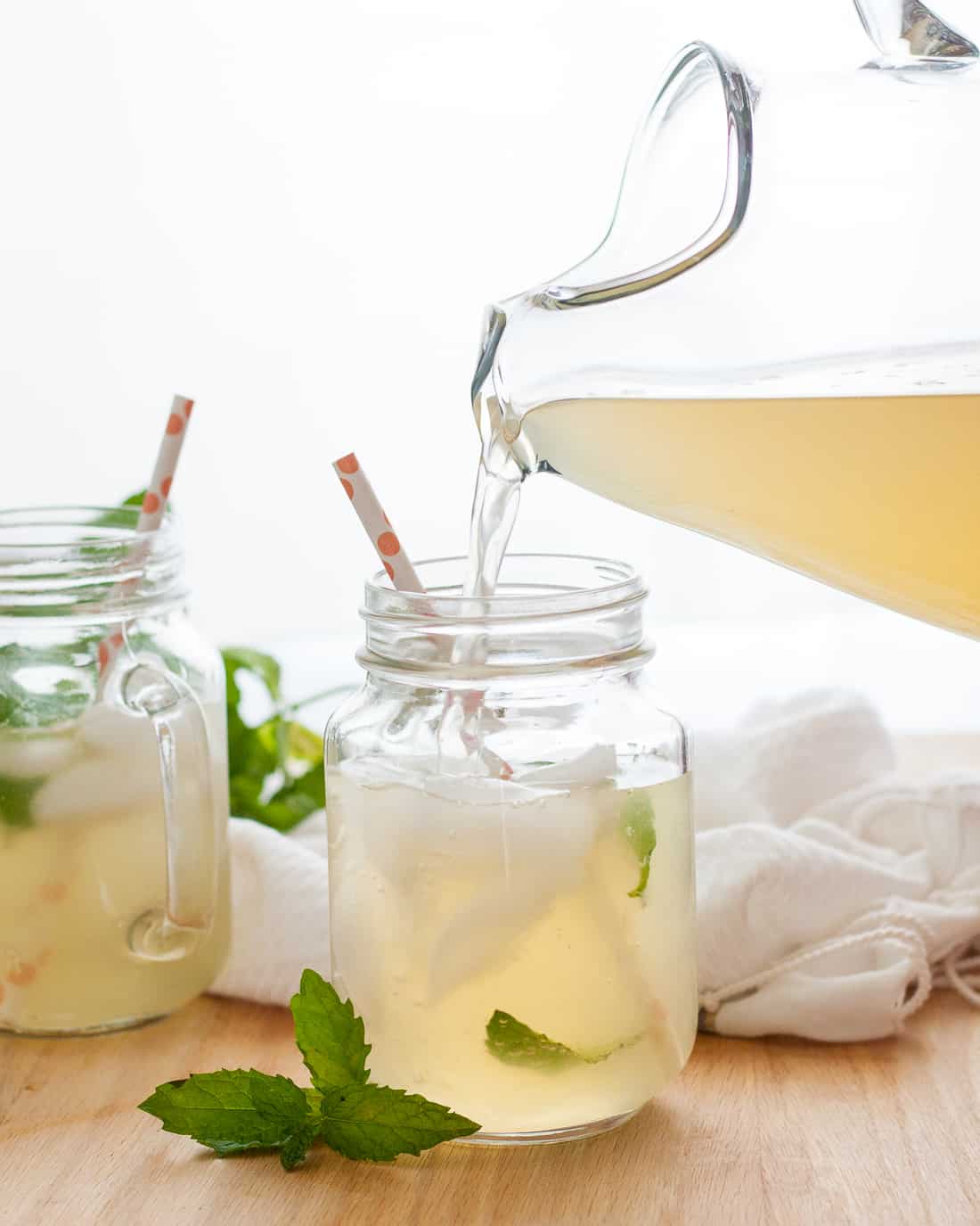 Marvelous Mint Lemonade Recipe * GoodieGodmother.com