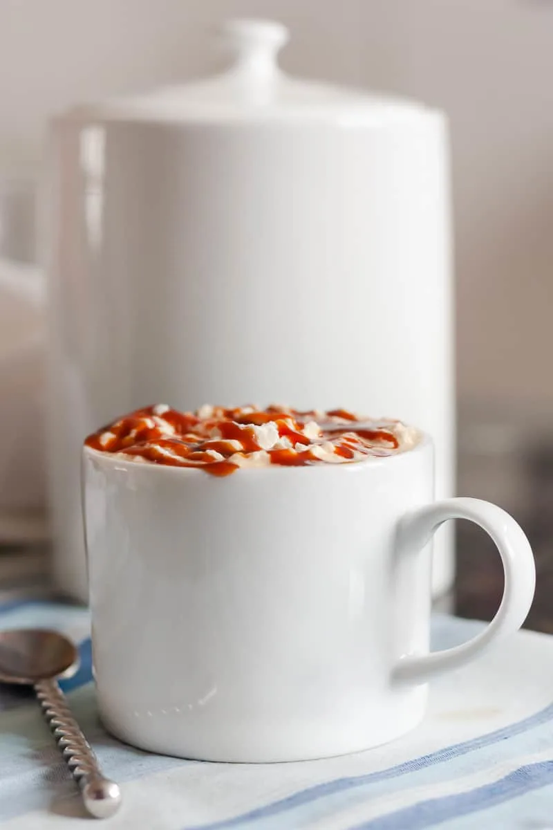 A quick tutorial on how to make a homemade caramel latte without a store bought syrup or milk frother. Homemade lattes are a great way to save a bit by cutting down on coffee house visits. * GoodieGodmother.com