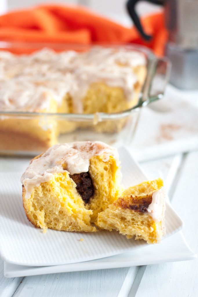 Prep these from scratch pumpkin cinnamon rolls the night before and bake the next morning for an amazing breakfast treat! With pumpkin in both the batter and filling, this may just be the only pumpkin cinnamon roll recipe you'll need! 