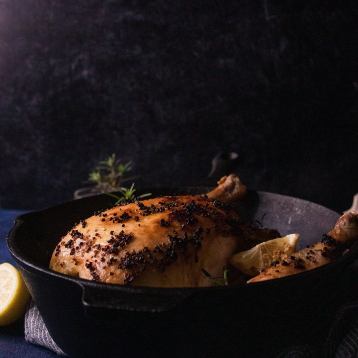 Rosemary Garlic Oven Roasted Chicken
