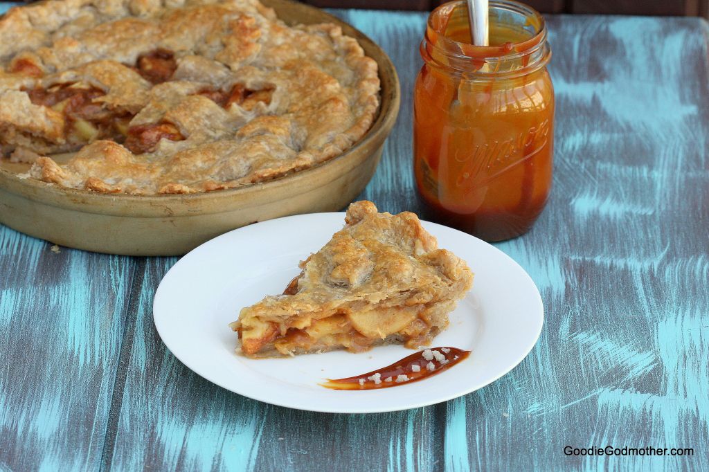 Goodie Godmother Salted Caramel Apple Pie Recipe from Scratch