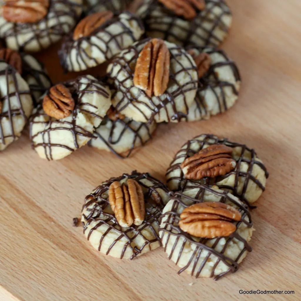 Turtle Thumbprint Cookie Recipe by Goodie Godmother