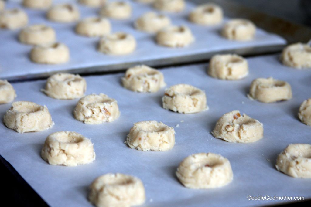 Turtle Thumbprint Cookies Ready for Baking