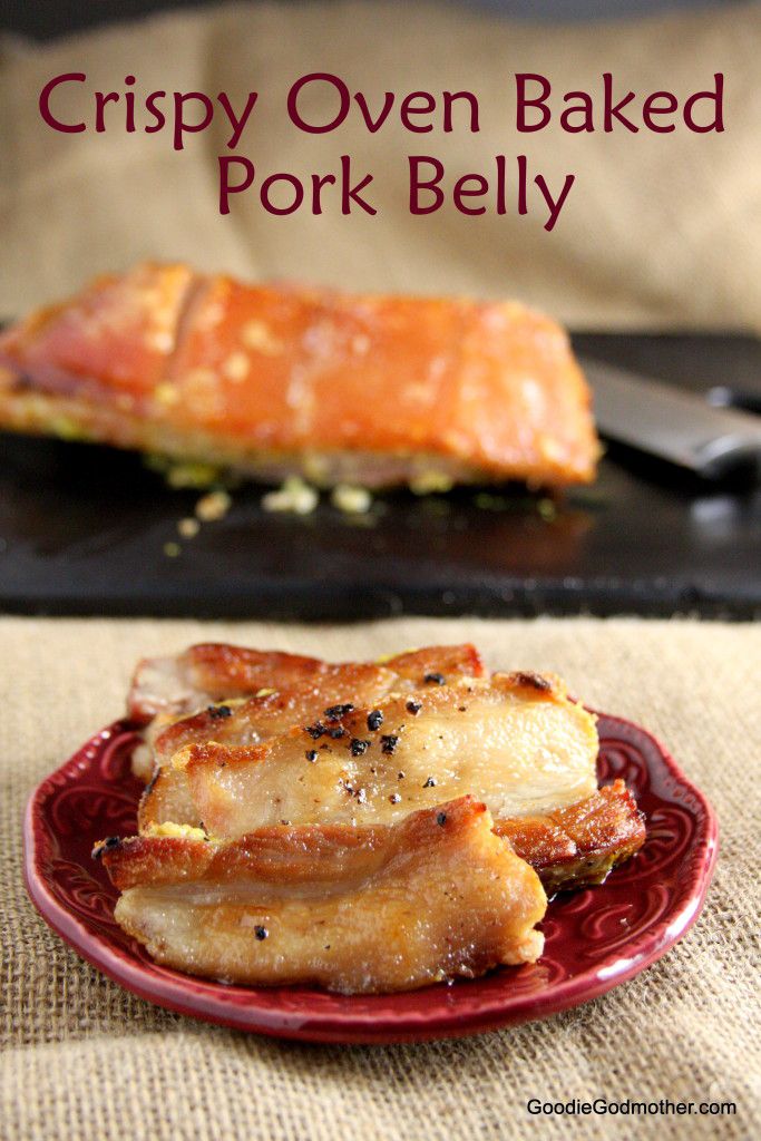 Crispy Oven Pork Belly Recipe