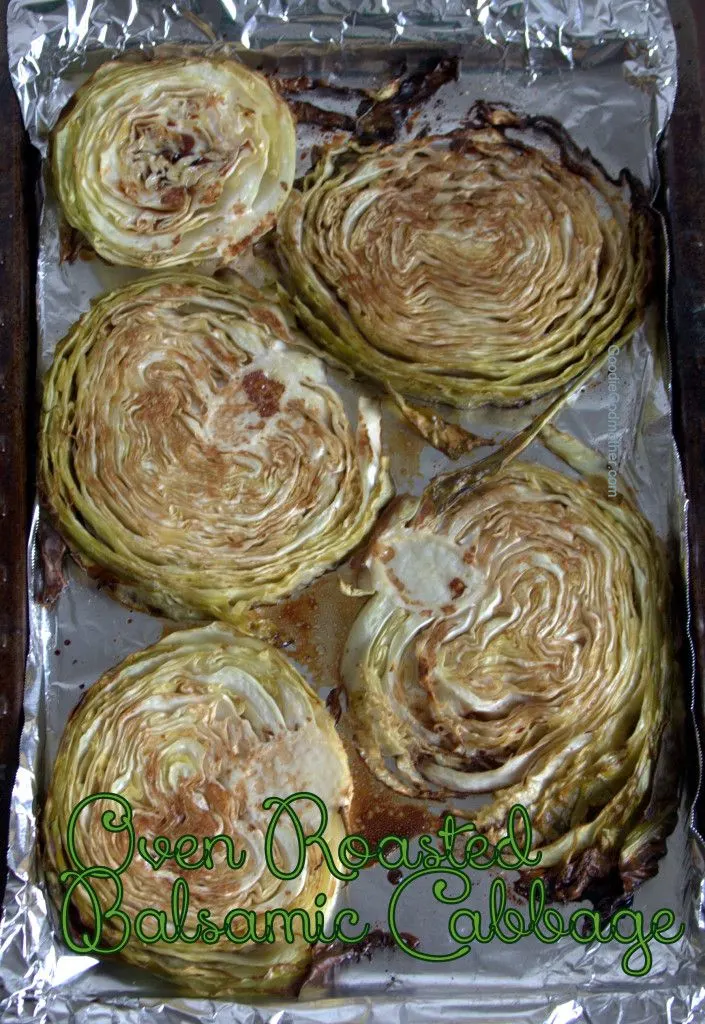Easy oven roasted cabbage recipe - healthy and delicious!