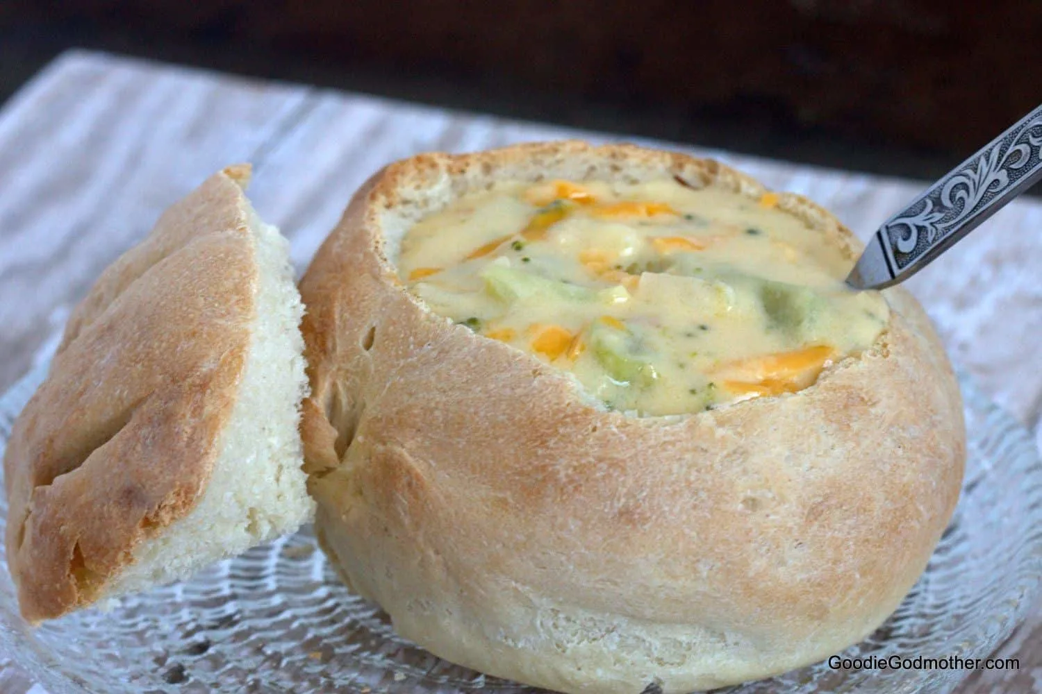 Actually cheesy broccoli cheese soup recipe!