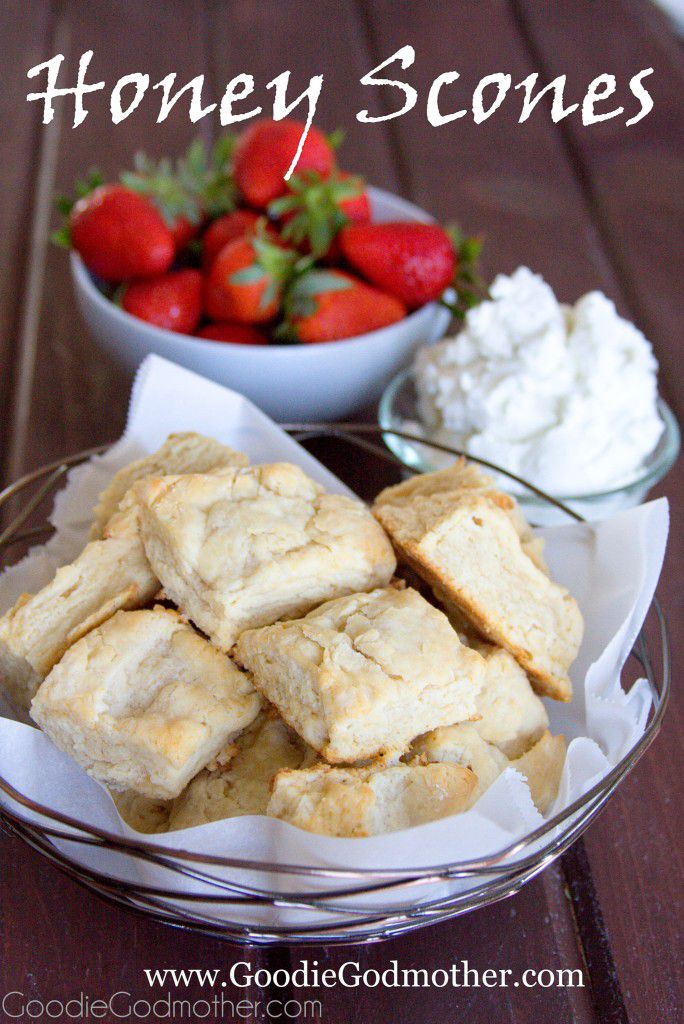 Honey Scones - Goodie Godmother - A Recipe and Lifestyle Blog