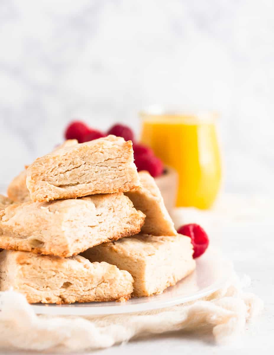 Skip the sugar and enjoy these honey scones sweetened naturally with local honey. They're even better the next day, so great to make in advance for brunch! * Recipe on GoodieGodmother.com
