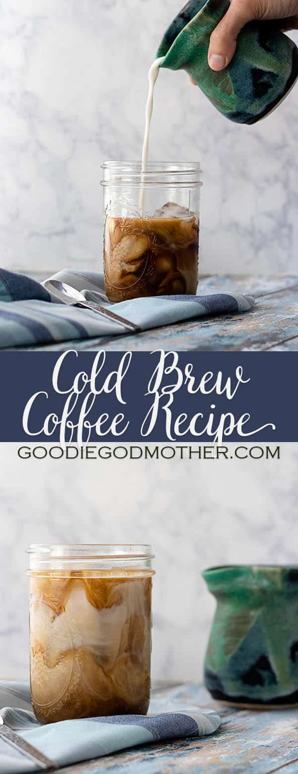 Get ready for even the busiest summer days with this cold brew coffee recipe! DIY cold brew coffee keeps up to a week in the fridge (if it lasts that long...).﻿
