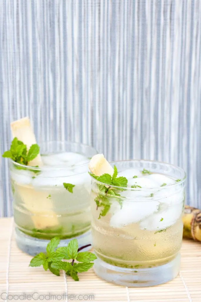 It's not summer without a classic mint mojito! Enjoy The Godfather's recipe for a classic and a non-alcoholic mint mojito! Recipe on GoodieGodmother.com