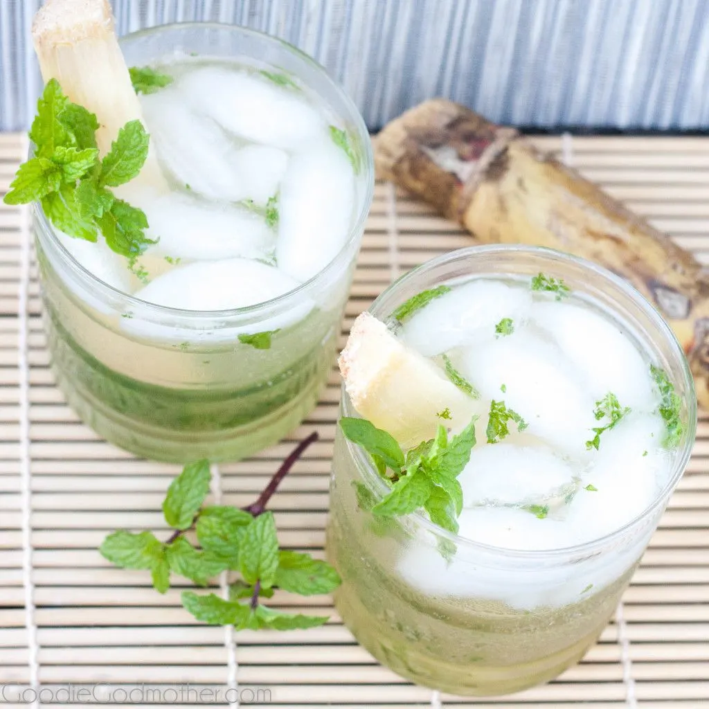 It's not summer without a classic mint mojito! Enjoy The Godfather's recipe for a classic and a non-alcoholic mint mojito! Recipe on GoodieGodmother.com