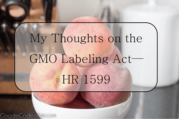 A food blogger and mother's heartfelt reaction to HR 1599.