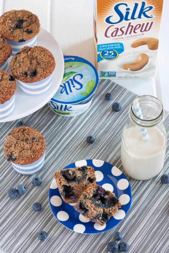 Crazy delicious vegan blueberry muffins!