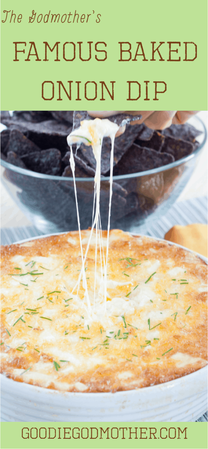 The Godmother's Famous Baked Onion Dip Goodie Godmother