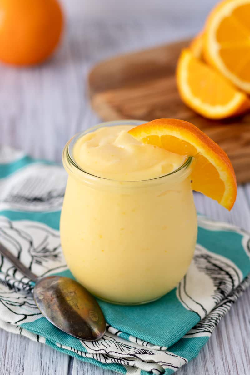 Creamy orange curd is easy to make at home! This easy to follow orange curd recipe works with any orange (even blood oranges), and makes a delicious treat. Use orange curd as a filling for cakes, spread for scones, in a tart, or topping for fresh fruit.