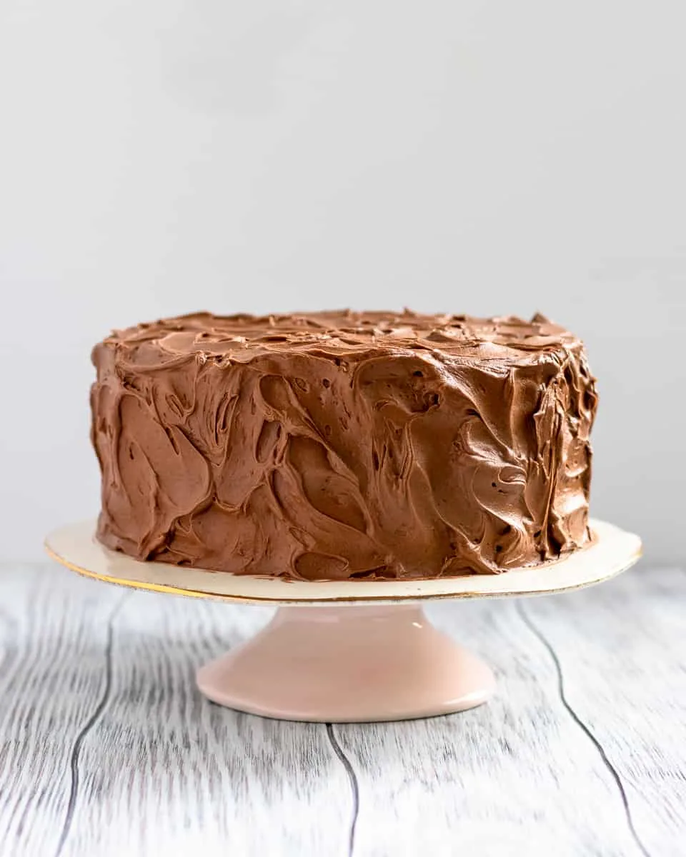 When you need a classic vanilla cake, this yellow cake recipe from scratch is what you want! A moist and flavorful butter cake, this from scratch vanilla cake recipe is a sure to please your people.&nbsp;* Recipe on GoodieGodmother.com