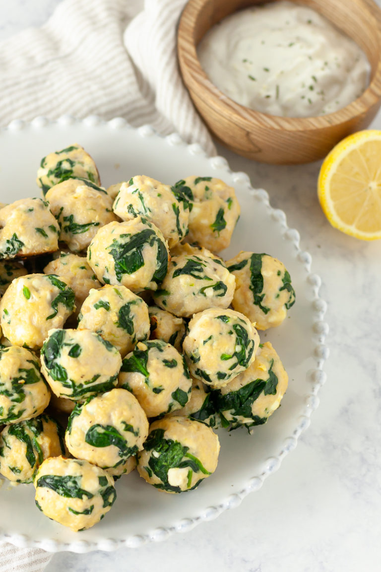 Feta Spinach Turkey Meatballs {gluten Free} Goodie Godmother