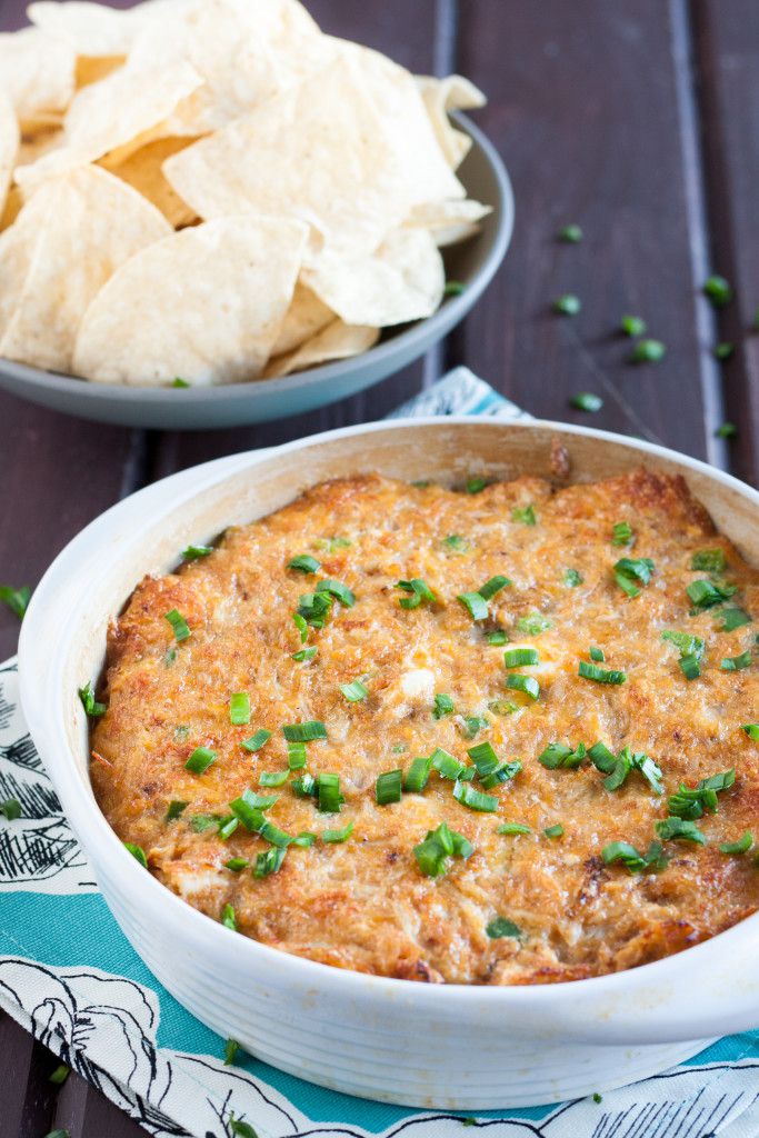 The best crab jalapeno popper dip I've tried! Super cheesy with just the right amount of crab and kick - a perfect easy party appetizer. Recipe on GoodieGodmother.com