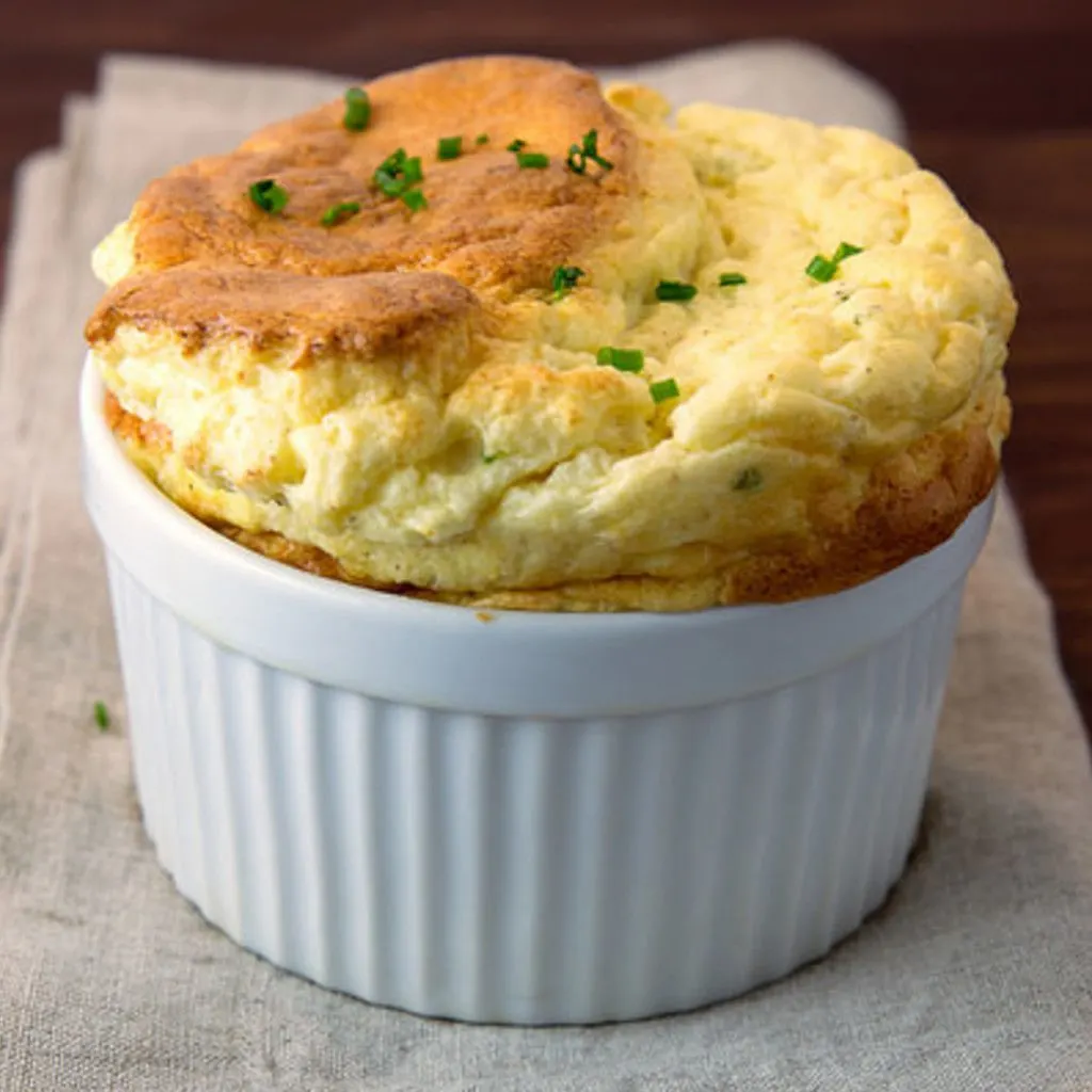 Roasted Cauliflower and Goat Cheese Souffle - 25 Amazing Brunch Recipes you should resolve to make in 2016! Get the full list on GoodieGodmother.com