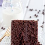 No boiling water required! This PERFECT chocolate cake recipe is moist, rich, and most importantly... chocolaty! Part of the "perfect cakes from scratch" recipe collection only on GoodieGodmother.com