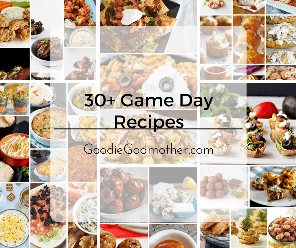 Get ready to host any game day party with this collection of 30+ different game day recipes by some of my favorite food bloggers!