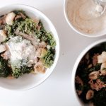 Oricchette Pasta with Kale and Ground Turkey - A versatile pasta recipe perfect for romantic dinners, dinner parties, or lunch at the office! Recipe on GoodieGodmother.com
