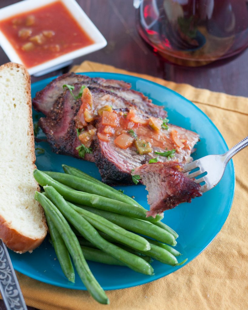 Santa Maria Tri Tip Barbecue is California BBQ at its best! Learn how to make it at home (gas or charcoal grill) and enjoy central coast California cuisine no matter where you are! * GoodieGodmother.com
