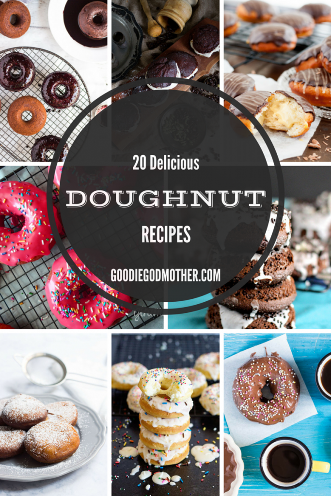 20 Delicious doughnut recipes to try! Baked, fried, dipped, sprinkle coated, sugar dusted, and even gluten free - these look amazing! 