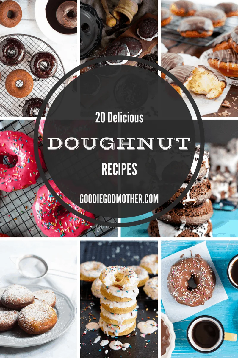 20 Delicious doughnut recipes to try! Baked, fried, dipped, sprinkle coated, sugar dusted, and even gluten free - these look amazing!