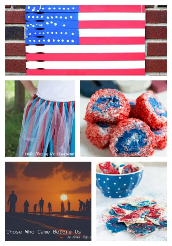 Easy crafts, tasty desserts, meaningful reflections - lots of great ideas for Fourth of July! 