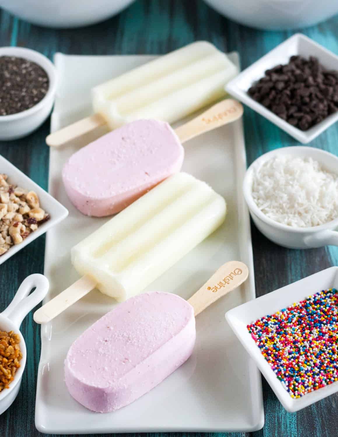 Chocolate Dipped Frozen Fruit Bars Goodie Godmother