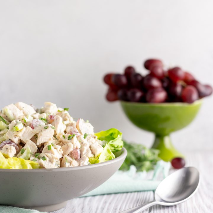 A classic for everything from sandwiches to entertaining, tarragon chicken salad is perfect for the golf course, a lunch box, or a party!﻿ * Recipe on GoodieGodmother.com