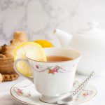 A natural caffeine-free way to sooth a sore throat, Ginger Turmeric Sore Throat Soother * GoodieGodmother.com