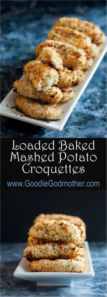 Reinvent leftover mashed potatoes with this easy Baked Mashed Potato Croquettes recipe! * GoodieGodmother.com