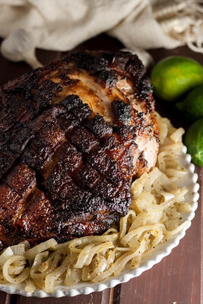A traditional Christmas meal in Cuban households, this Cuban pork shoulder recipe is perfect for smaller gatherings! * Recipe on GoodieGodmother.com
