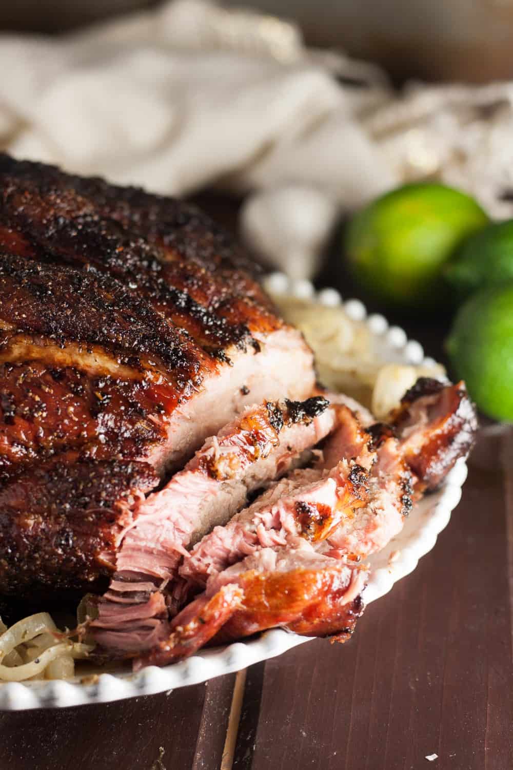 ﻿A traditional Christmas meal in Cuban households, this Cuban pork shoulder recipe is perfect for smaller gatherings! * Recipe on GoodieGodmother.com