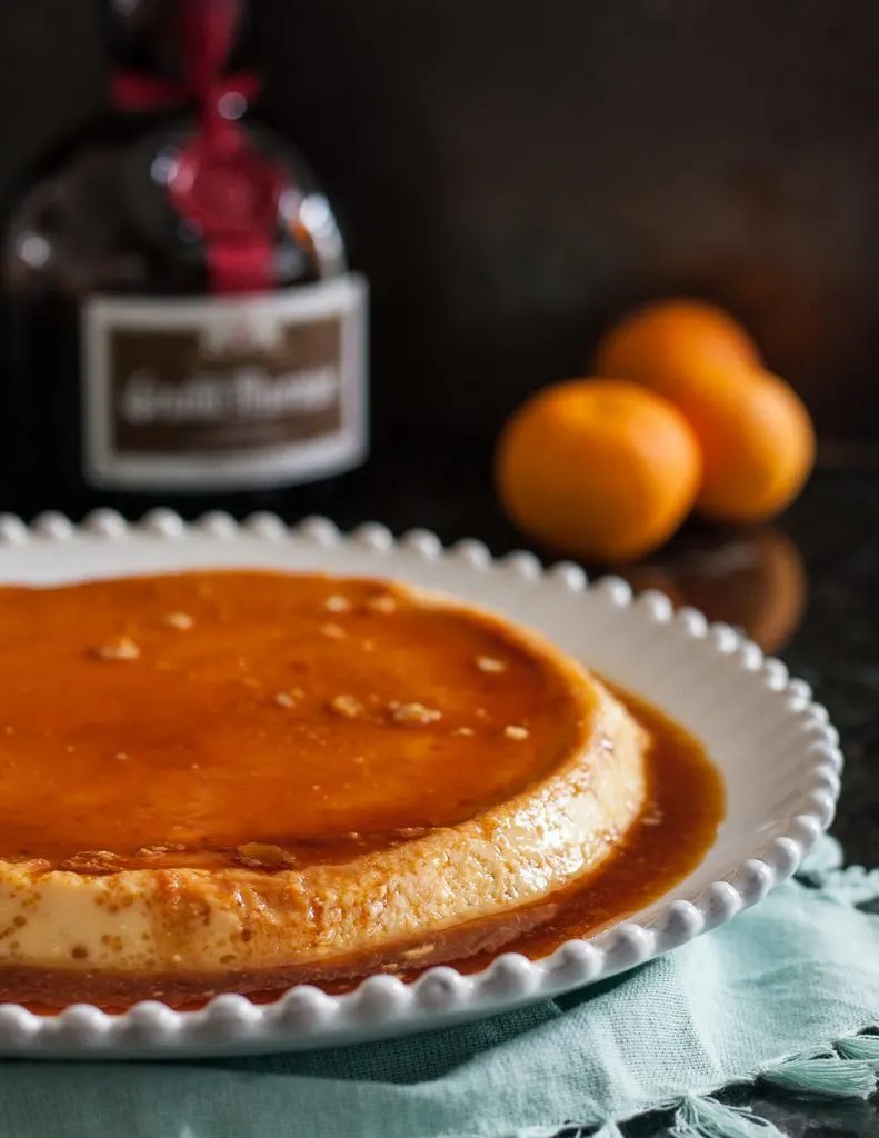 Classic flan gets a citrus liquor twist in this Grand Marnier flan recipe. Flan is a delicious, cooling, custard dessert common in Latin cuisine. * Recipe on GoodieGodmother.com