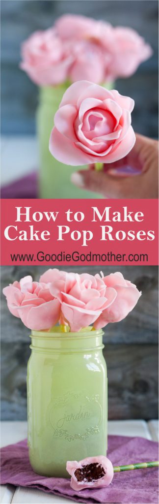 The next level in edible arrangements, learn how to make cake pop roses with this easy to follow video tutorial! * GoodieGodmother.com