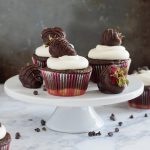 Have your cake and a strawberry too! These chocolate covered strawberry cupcakes are two different takes on one classic sweet treat. * Recipe on GoodieGodmother.com