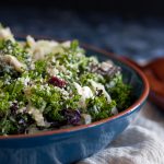 A CSA-inspired salad, this cabbage kale tahini slaw is easy, and most importantly, delicious! * Recipe on GoodieGodmother.com