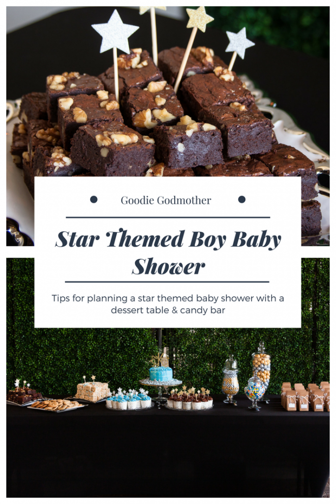 Tips, recipes, and inspiration for planning a star themed boy baby shower! * GoodieGodmother.com #ad #MomBlogTourFF
