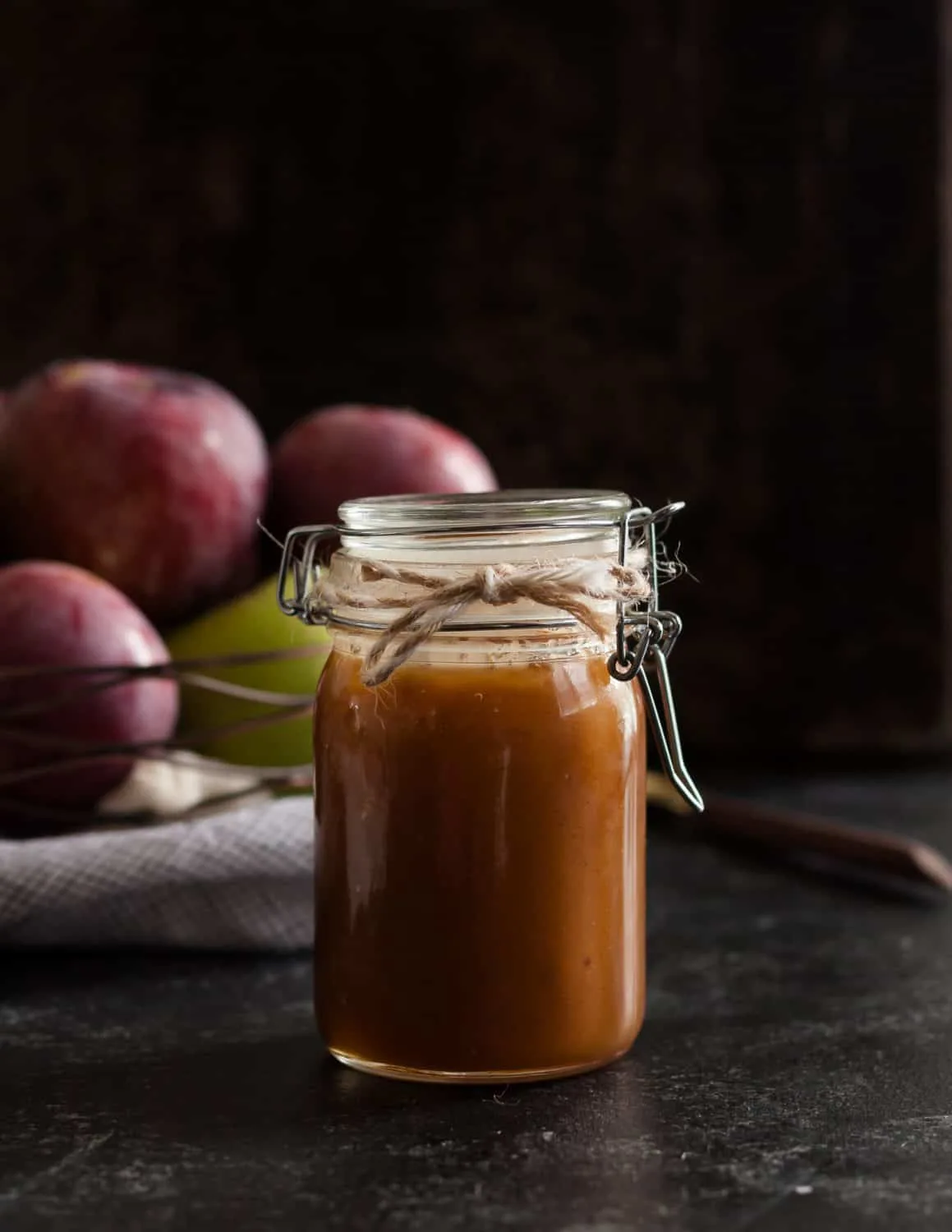 I bet you'll never guess the surprise ingredient that makes this Apple Cider Caramel Sauce a must-make fall dessert recipe! * Recipe on GoodieGodmother.com