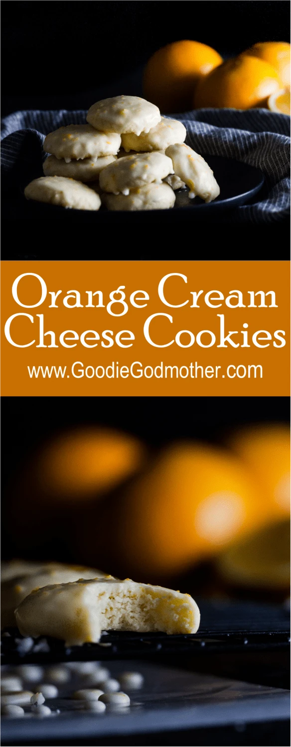  Orange cream cheese cookies are a cake like cookie perfect for citrus lovers. Naturally flavored with the perfect amount of fresh orange and topped with an easy orange cookie glaze, they're so easy to eat and share! * GoodieGodmother.com