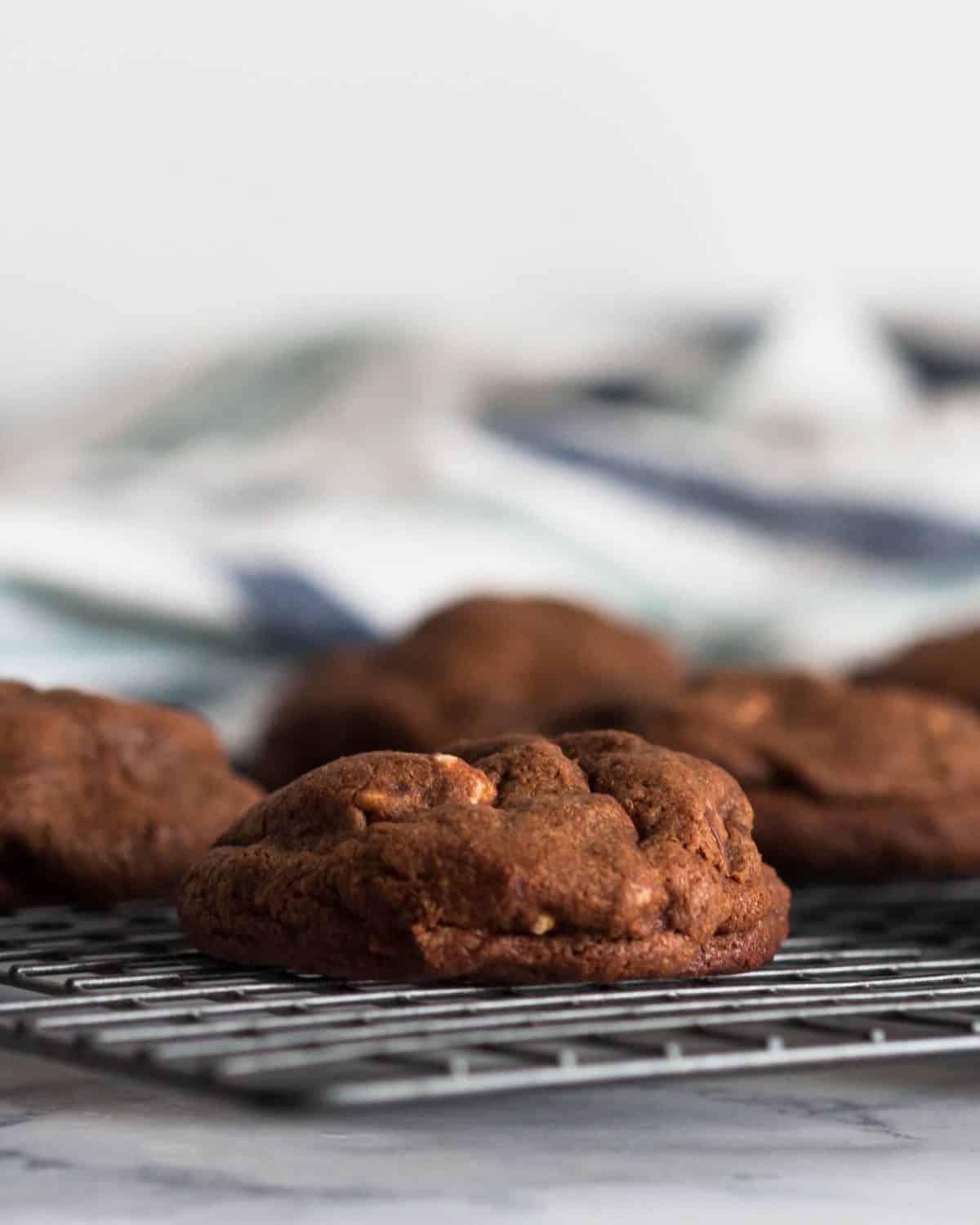 Soft, chewy, thick, and utterly decadent, these bakery style chocolate peanut butter chip cookies taste are milk's best friend. * Recipe on GoodieGodmother.com